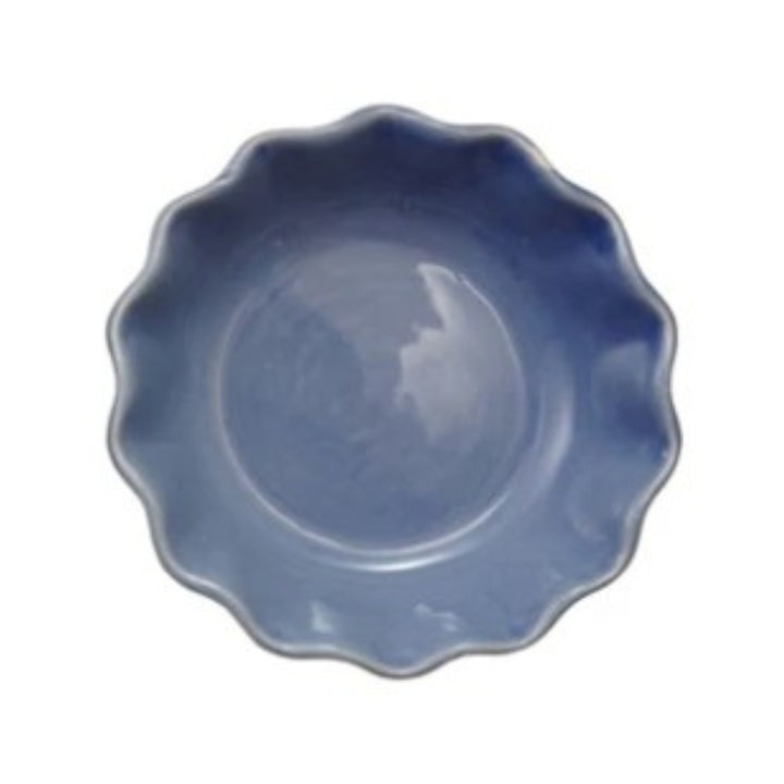 Round Stoneware Scalloped Bowls