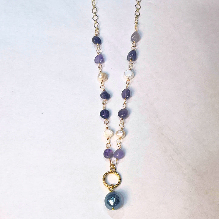 Amethyst and Pearl Necklaces