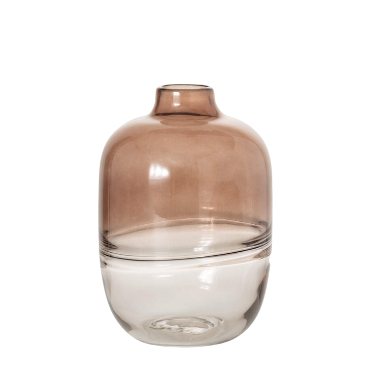 Retro Pink & Clear Vases