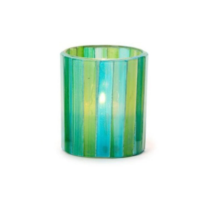 Mosaic Striation Tealight Candle Holders