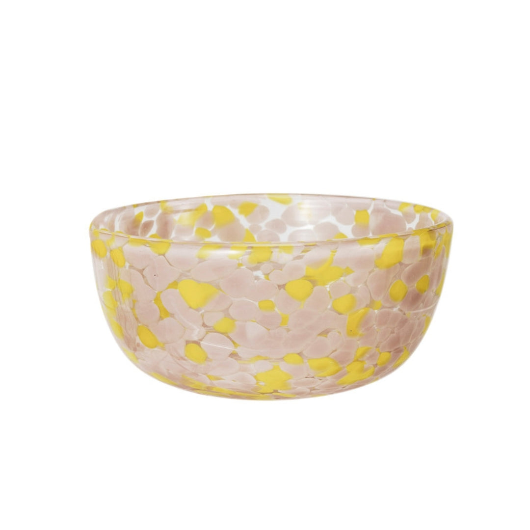 Blown Confetti Glass Bowls
