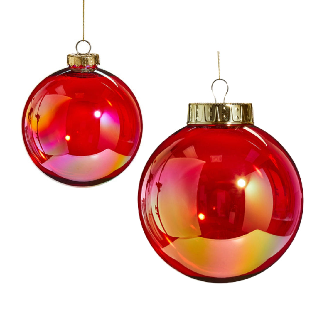 Bright Seamless Iridescent Orb Ornaments