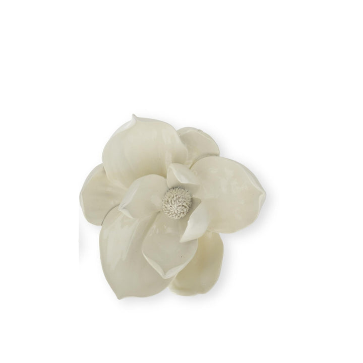 White Resin Magnolia Blooms