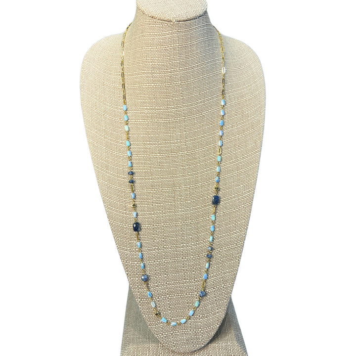 Stone and Bead Long Necklaces
