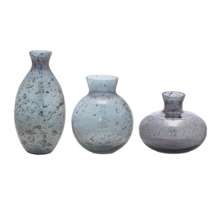 Light Blue Glass Vases
