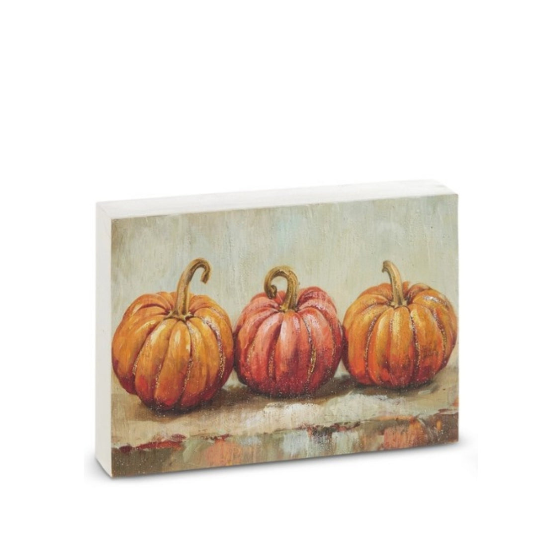 Pumpkin Trio Block