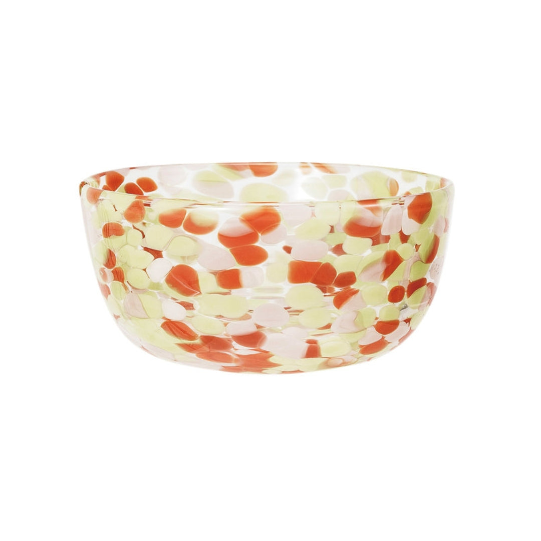 Blown Confetti Glass Bowls