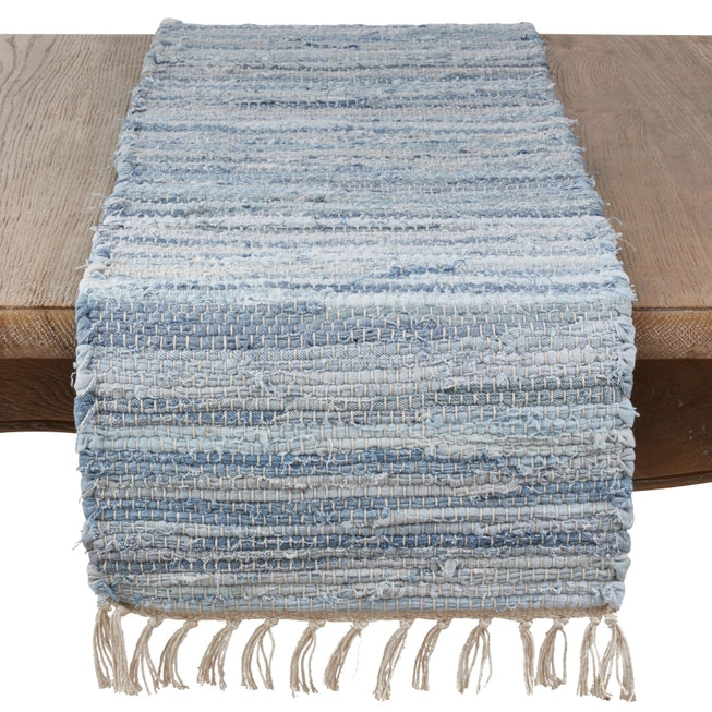 Denim Chindi Table Runner