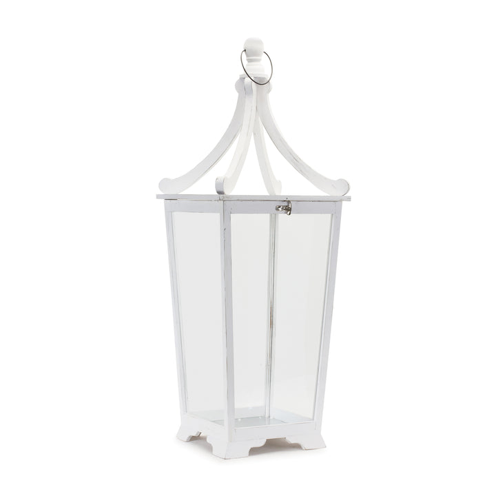 White Open Topped Lanterns