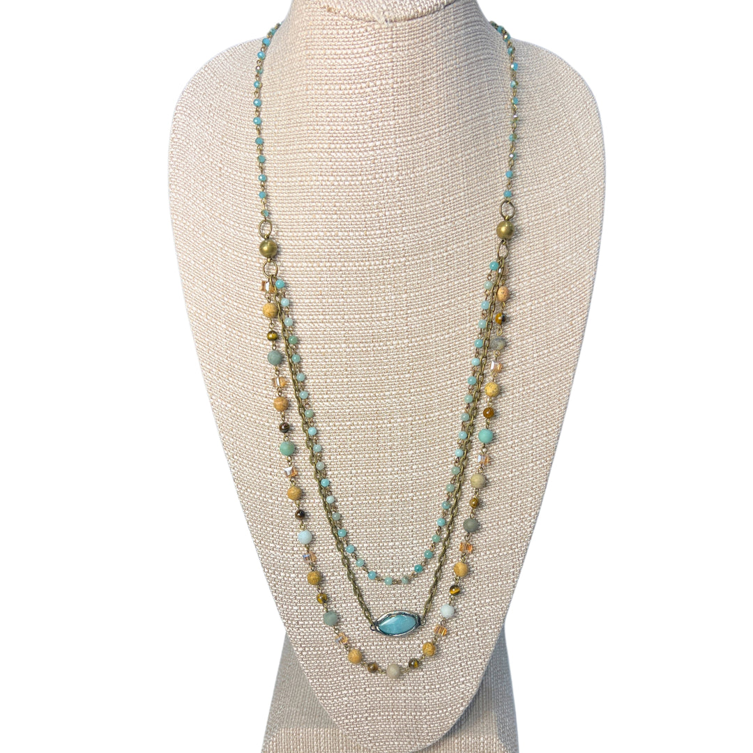Layered Stone Necklaces