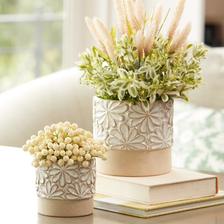 Floral Ceramic Planters
