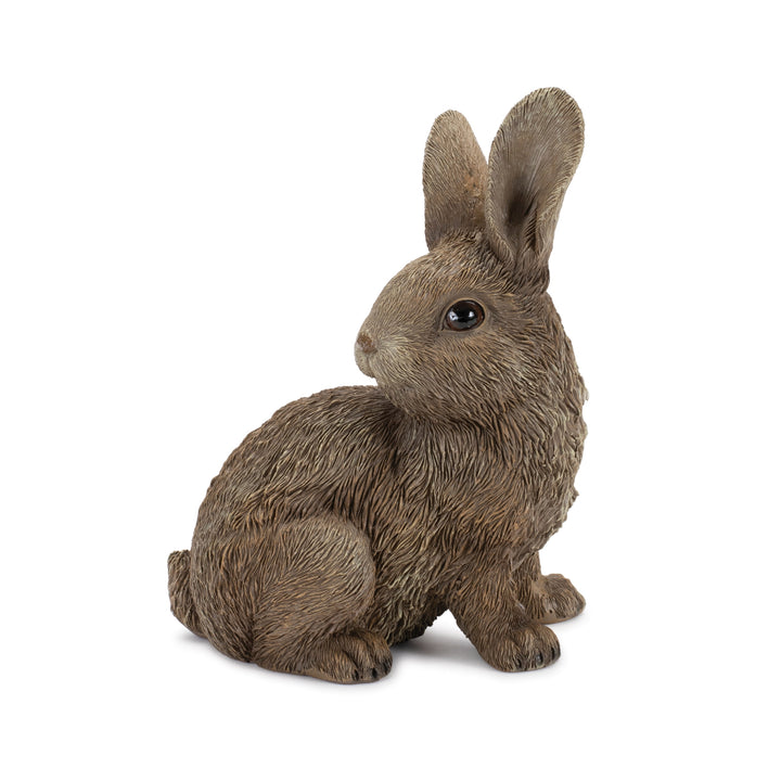 Brown Curious Rabbit Figurines