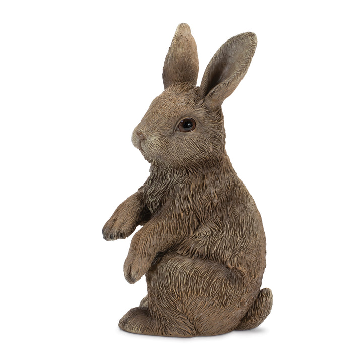 Brown Curious Rabbit Figurines