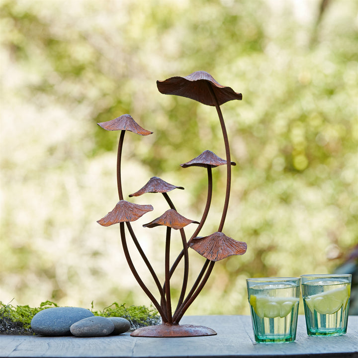 Iron Mushroom Decor