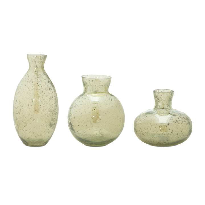 Lime Green Glass Vases