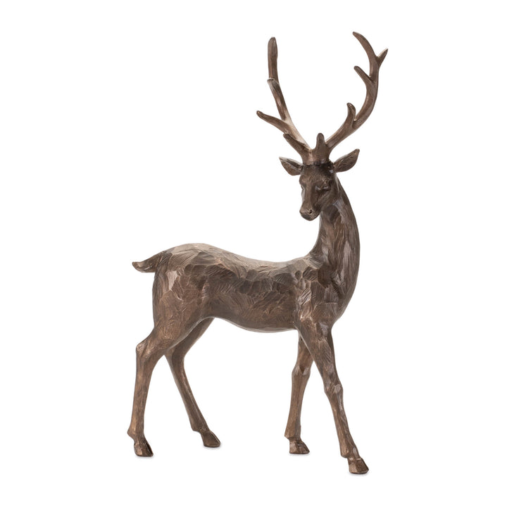 Bronze Winter Deer