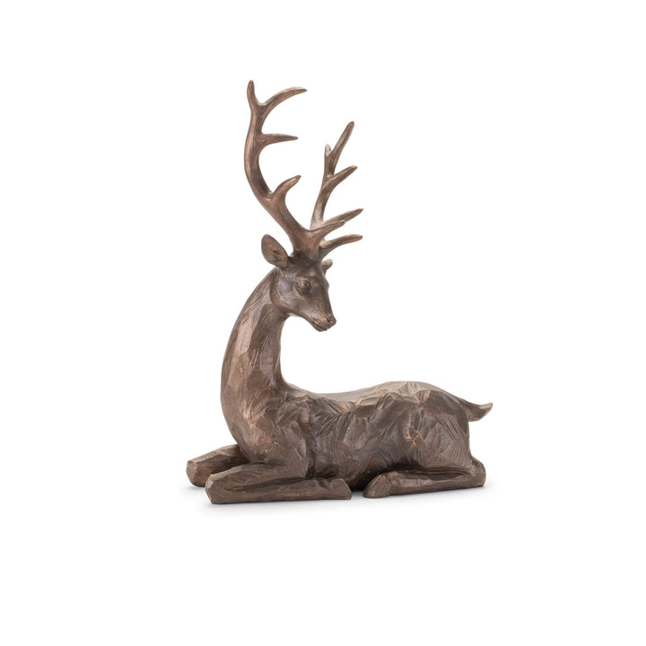 Bronze Winter Deer
