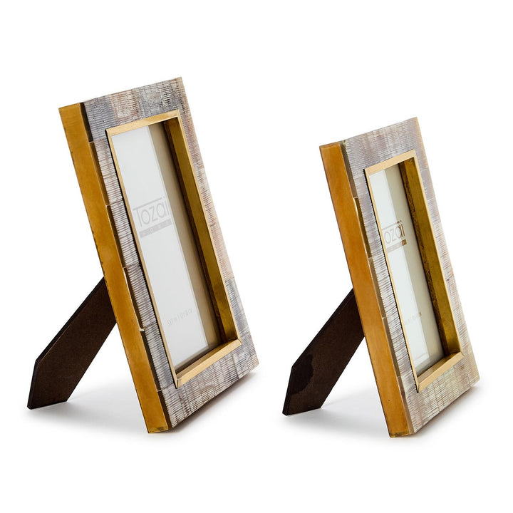Chiseled Horn Picture Frames