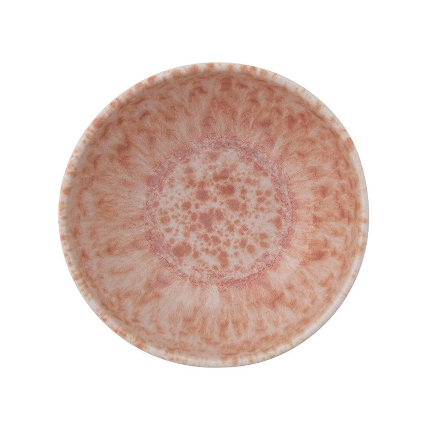 Apricot Colored Stoneware Bowl