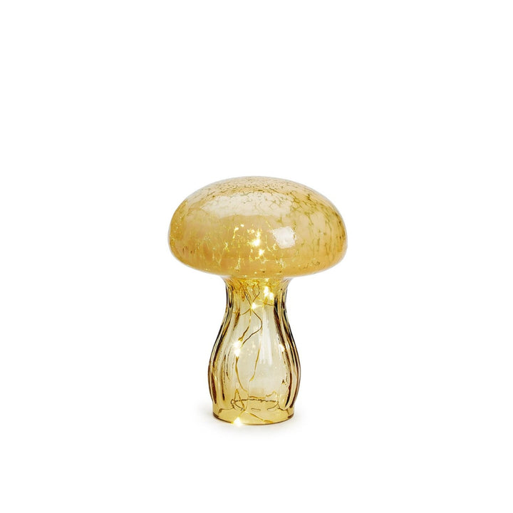 Hand-Crafted Glass Mushrooms