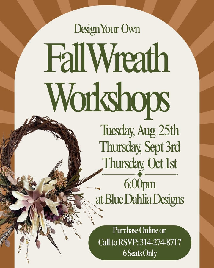 Fall Wreath Workshops- Fall 2026
