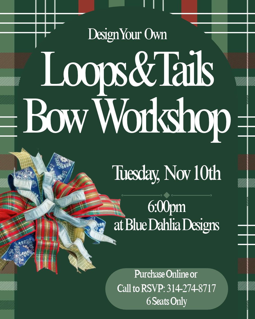 Loops &amp; Tails Bow Workshops- Winter 2026