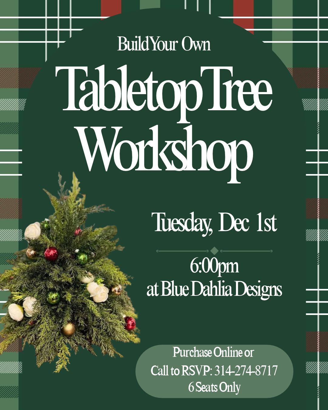 Tabletop Tree Workshop - Winter 2026