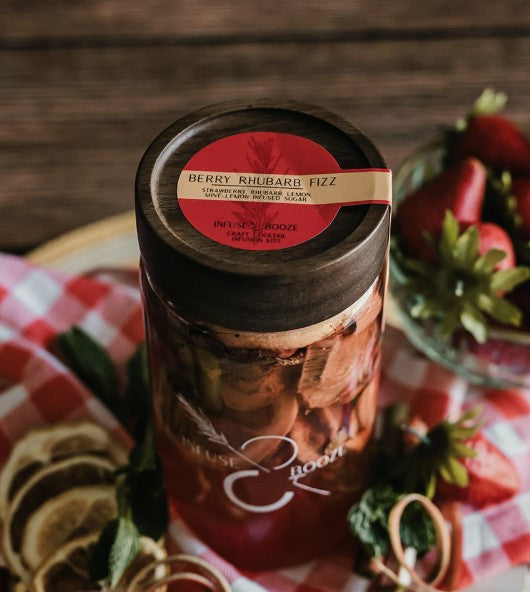 Berry Rhubarb Fizz Cocktail Infusion Kit