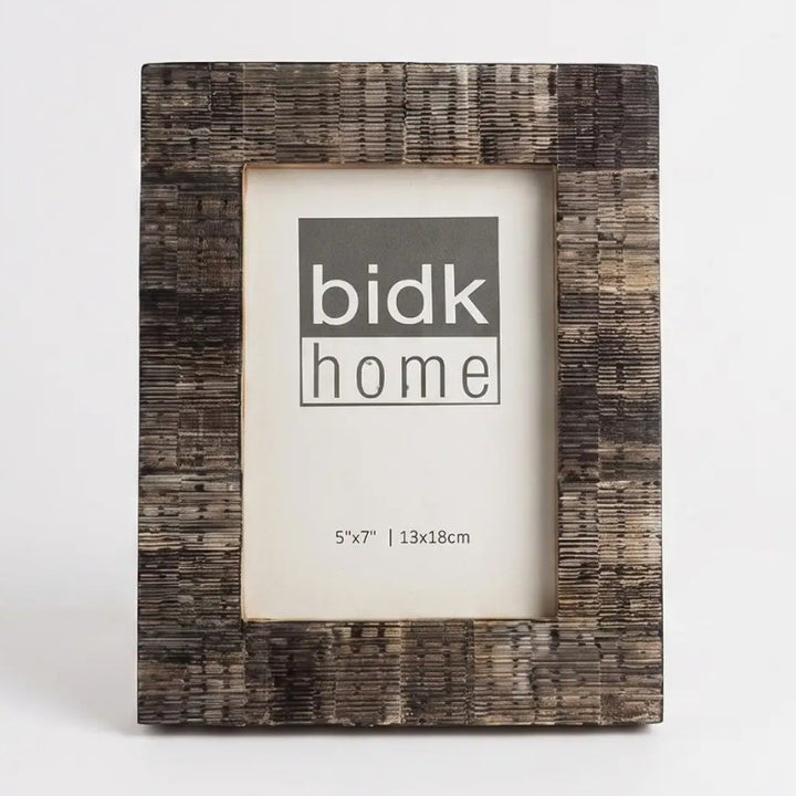Black Horn Etching Picture Frame