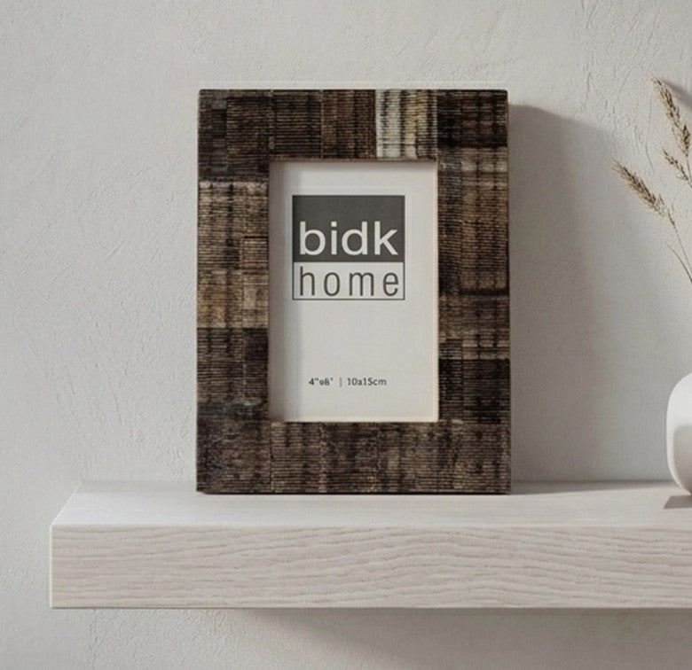 Black Horn Etching Picture Frame