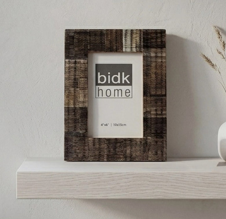 Black Horn Etching Picture Frame