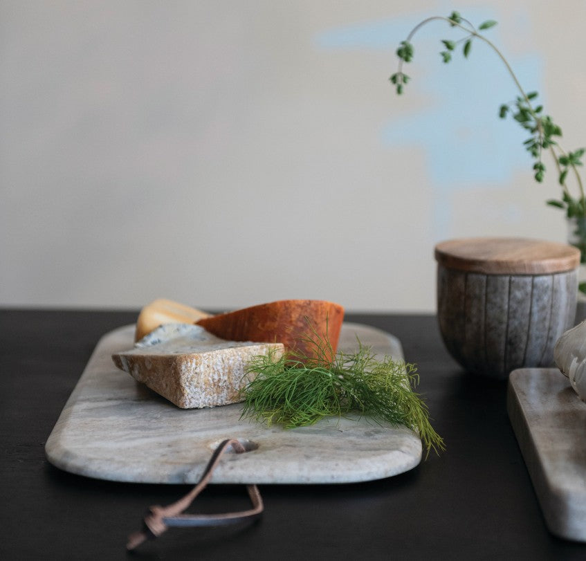 Buff Marble Cheese Serving Board