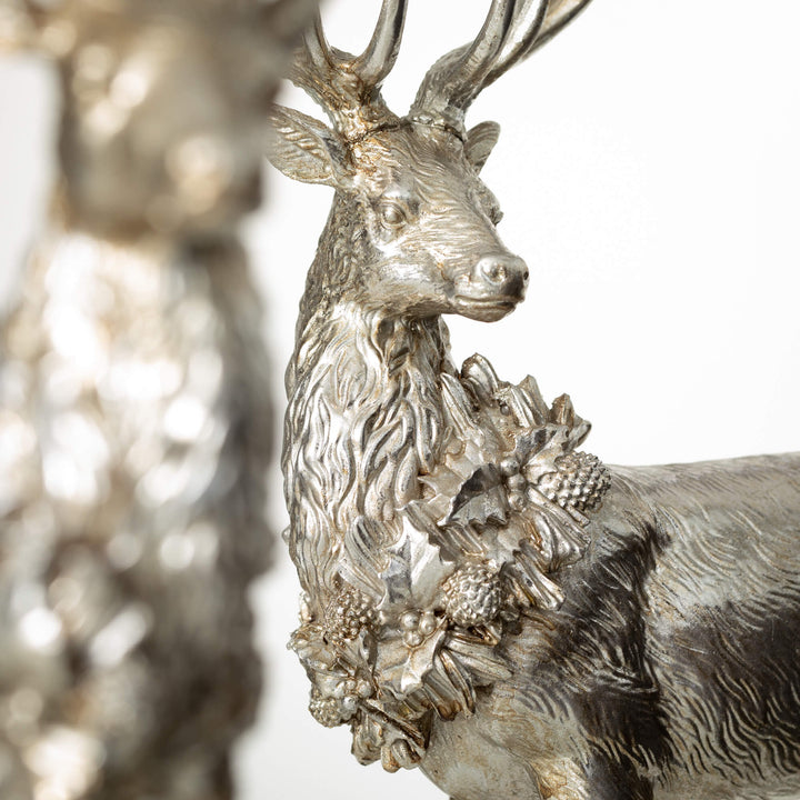 Champagne Deer Figurine