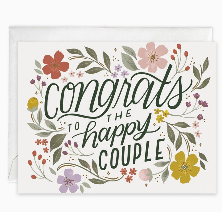 Congrats to the Happy Couple Greeting Card