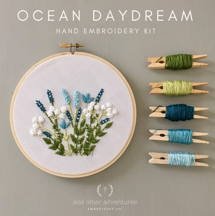 Daydream Hand Embroidery Kit-Ocean