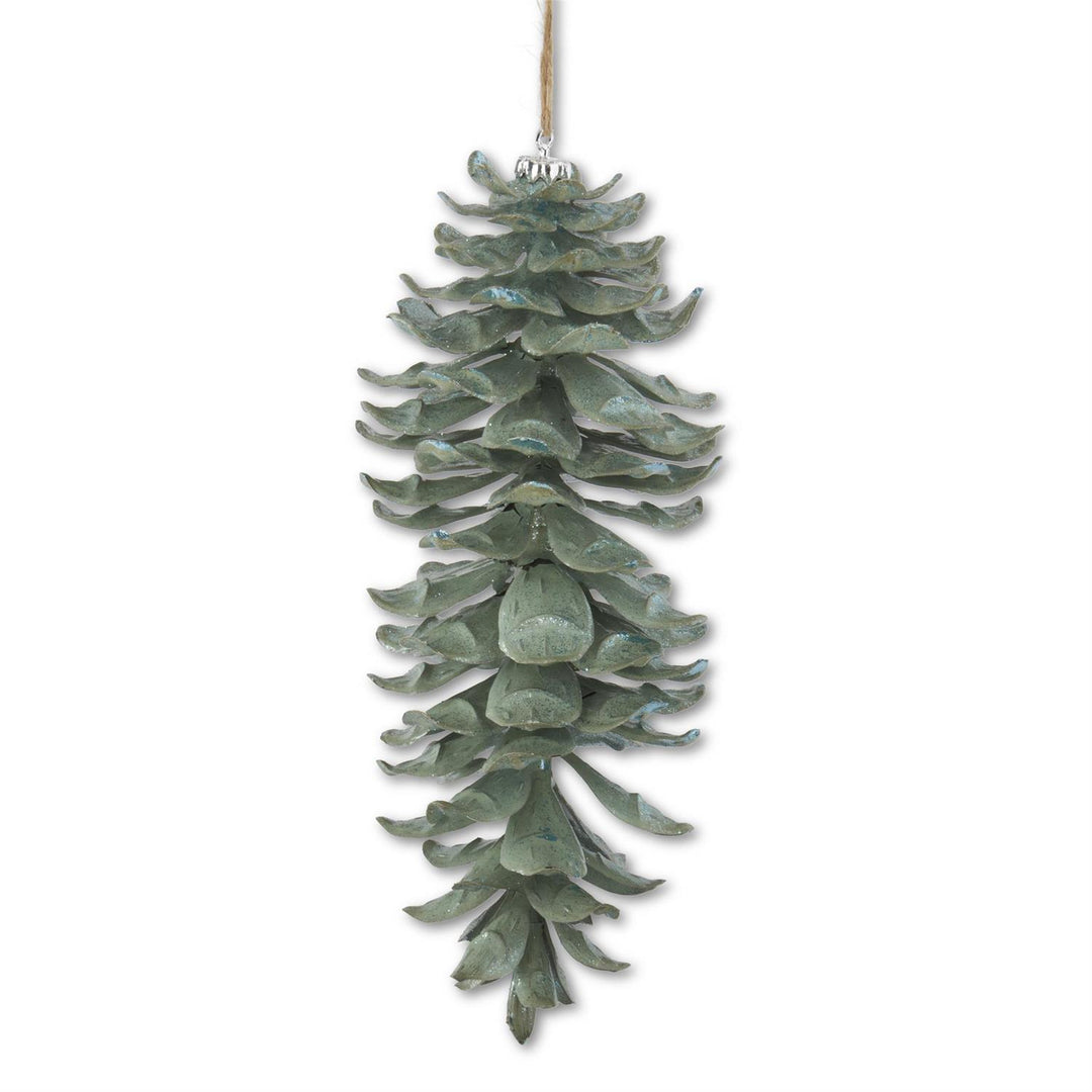 Glittered Shatterproof Pinecone Ornament