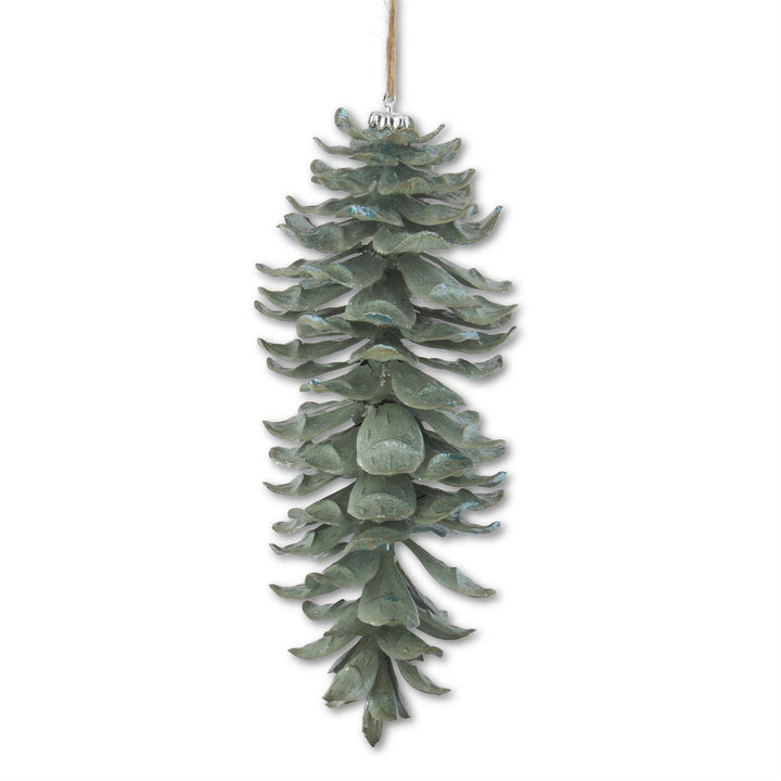 Glittered Shatterproof Pinecone Ornament