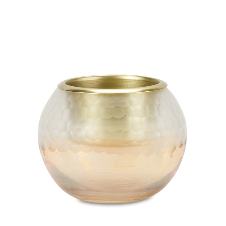 Gold/Clear/Amber Ombré Votive