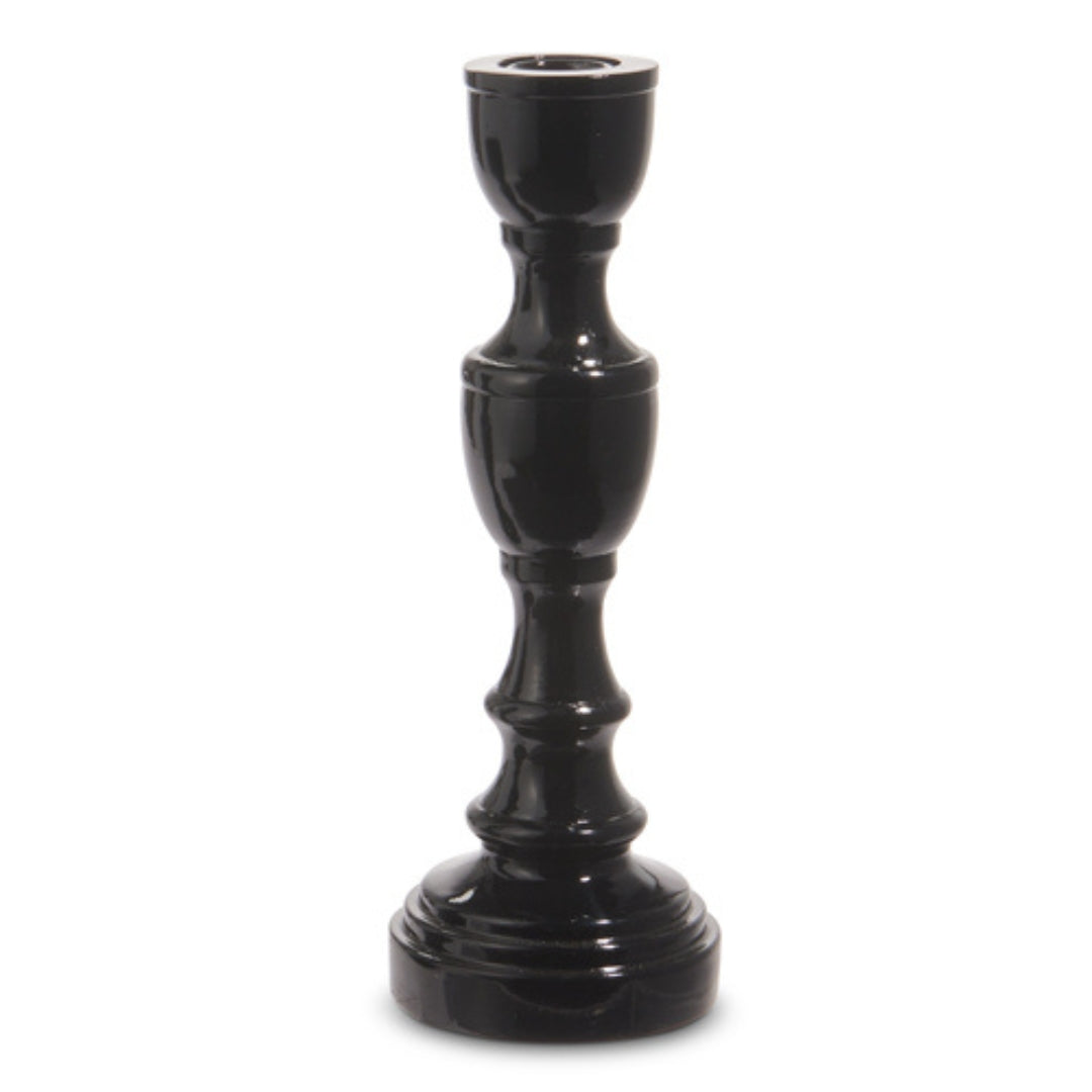 Gloss Black Candle Sticks