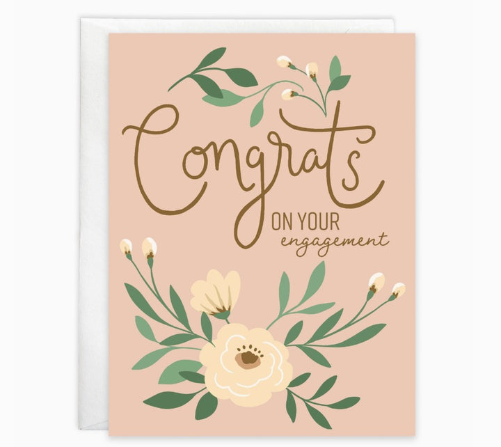 Congrats On Your Engagement Greeting Card