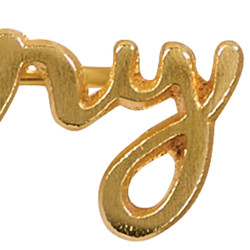 Gold Merry Napkin Ring