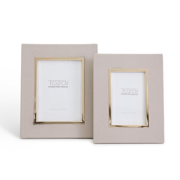 Taupe Stingray Photo Frames
