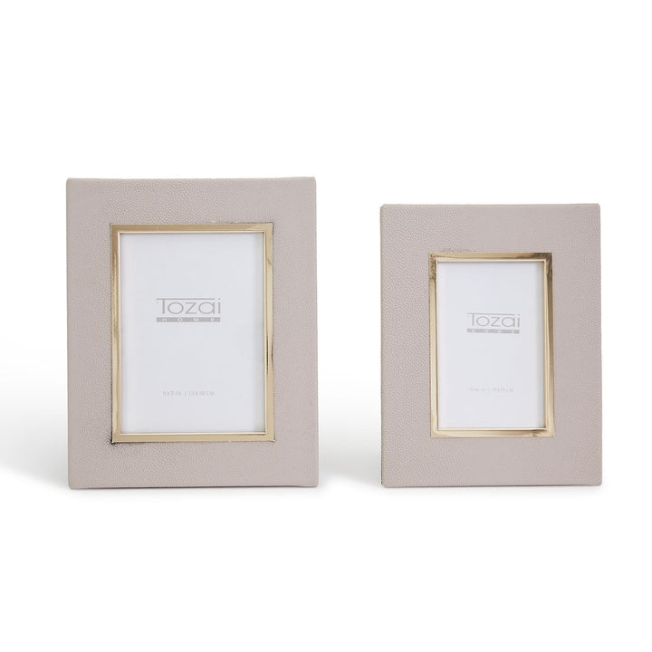 Taupe Stingray Photo Frames