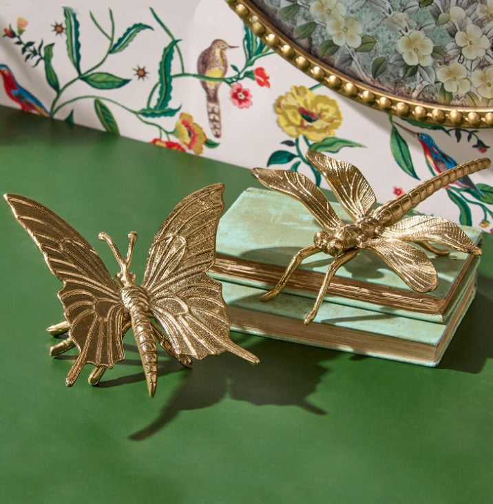 Gold Insect Decor