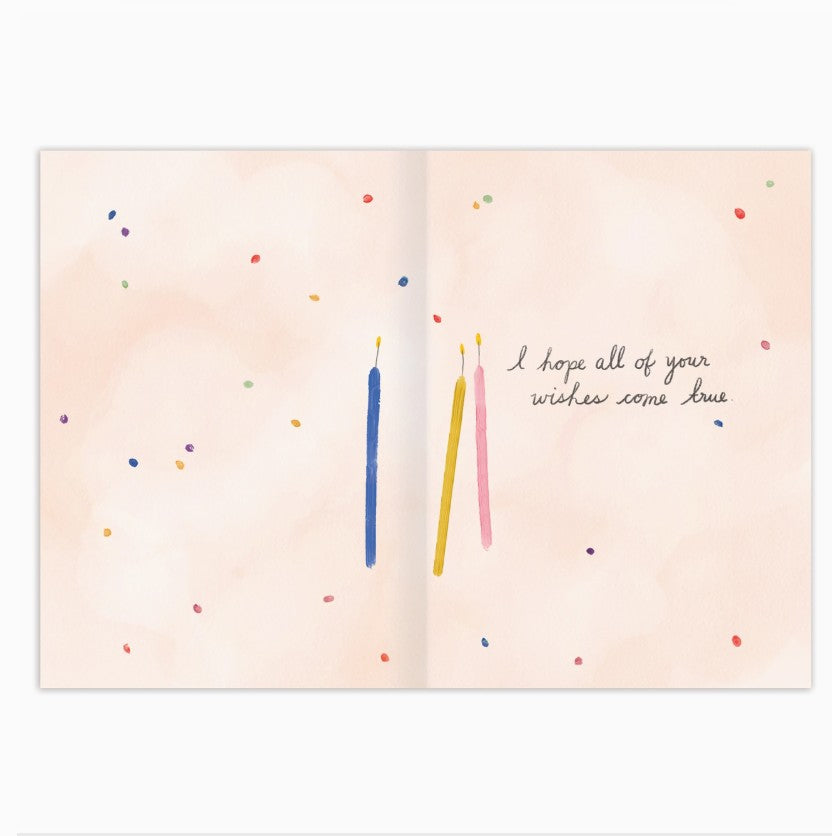 Birthday Candles- Birthday Greeting Card
