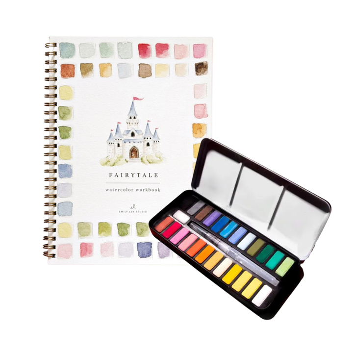 Fairytale Watercolor Workbook Bundle