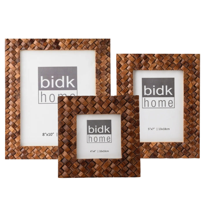 Criss Cross Wood Picture Frame