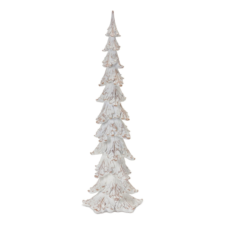 White Distressed Christmas Trees