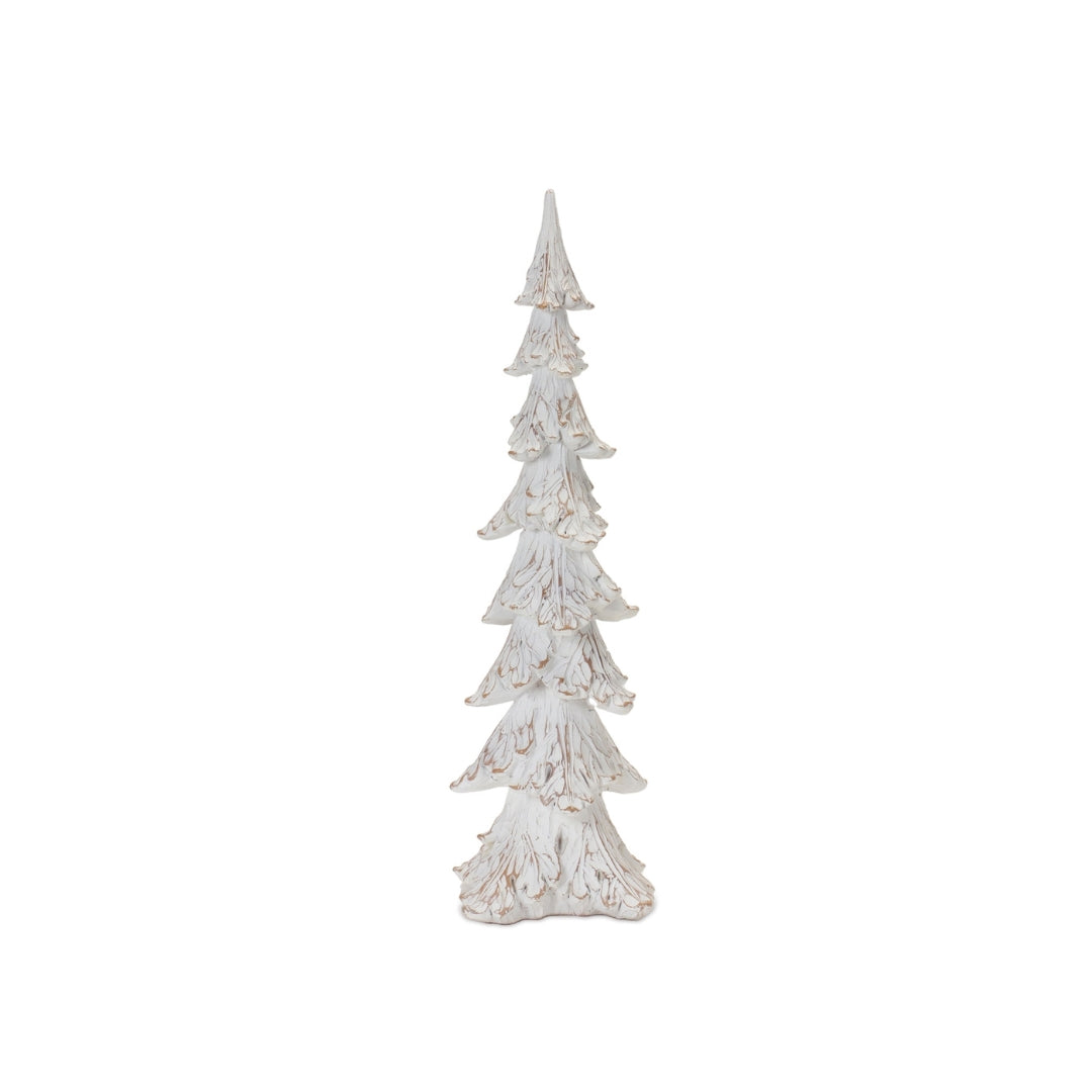 White Distressed Christmas Trees