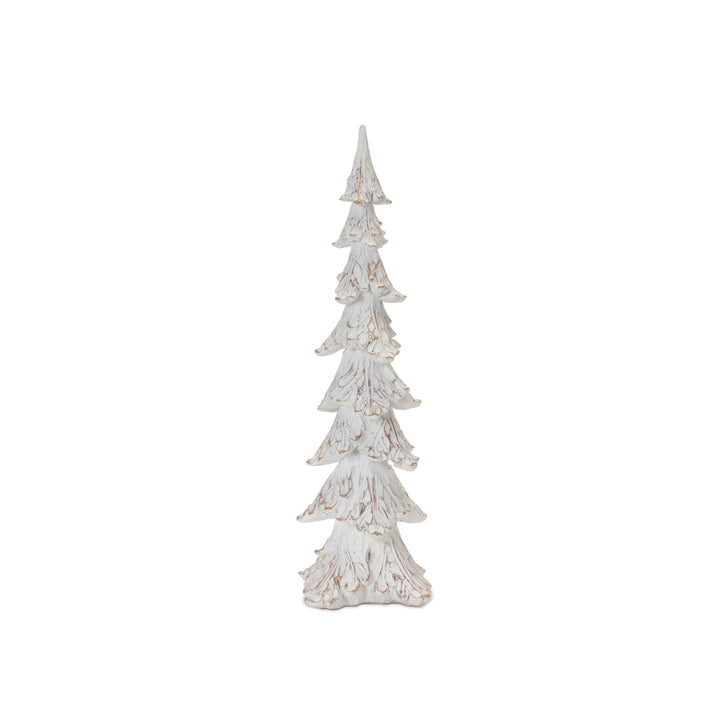 White Distressed Christmas Trees